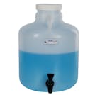 2-1/2 Gallon Nalgene™ Wide Mouth LDPE Carboy Modified by Tamco® with a Fast Draw Off Spigot