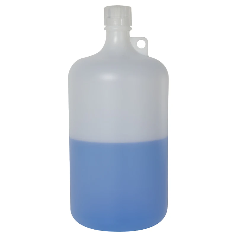 128 oz./4000mL Nalgene™ Narrow Mouth Pass-Port IP2 HDPE Shipping Bottle with 38mm Cap