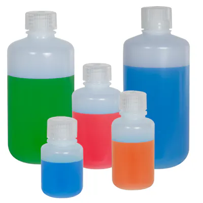 Thermo Scientific™ Nalgene™ Narrow Mouth Pass-Port IP2 HDPE Shipping Bottles with Caps