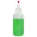 6 oz. Natural LDPE Boston Round Bottle with 24/410 Natural Yorker Dispensing Cap