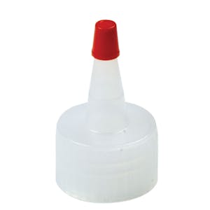 38/400 Natural Yorker Spout Cap with Regular Red Tip