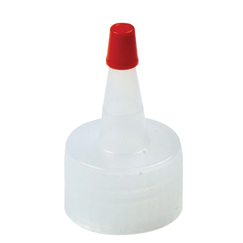 18/400 Natural Yorker Spout Dispensing Cap with Regular Red Tip