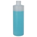 8 oz. Natural HDPE Cylindrical Sample Bottle with 24/410 Neck (Cap Sold Separately)