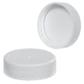 38/400 White Ribbed Polypropylene Cap with F217 Liner