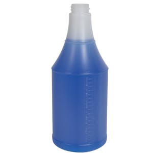 Decony Plastic Spray Bottles Leak Proof Technology Empty 32 oz HDPE Commercial Grade HDPE Heavy Duty Bottles, for Cleaning Solutions , with Fully