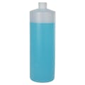 32 oz. Natural HDPE Cylindrical Sample Bottle with 28/410 Neck (Sprayer or Cap Sold Separately)