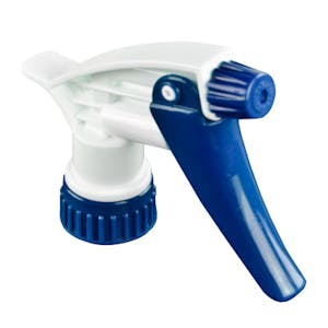 28/400 Blue/White Polypropylene Model 320™ Sprayer with 9-1/4" Dip Tube (Bottle Sold Separately)