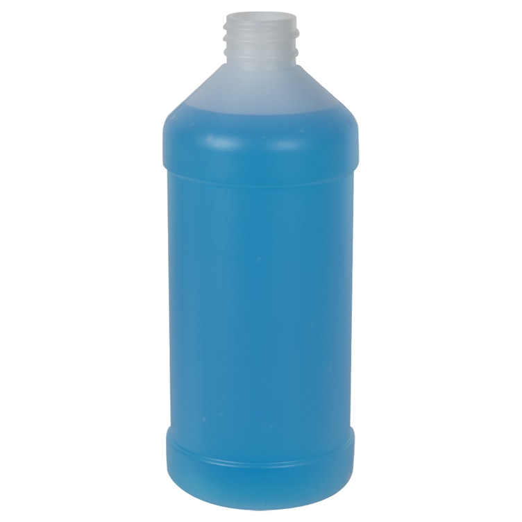 16.9 oz. Clear PET Water Bottle with 28mm PCO Neck (Cap Sold Separately)