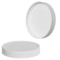 70/400 White Ribbed Polypropylene Cap with F217 Liner