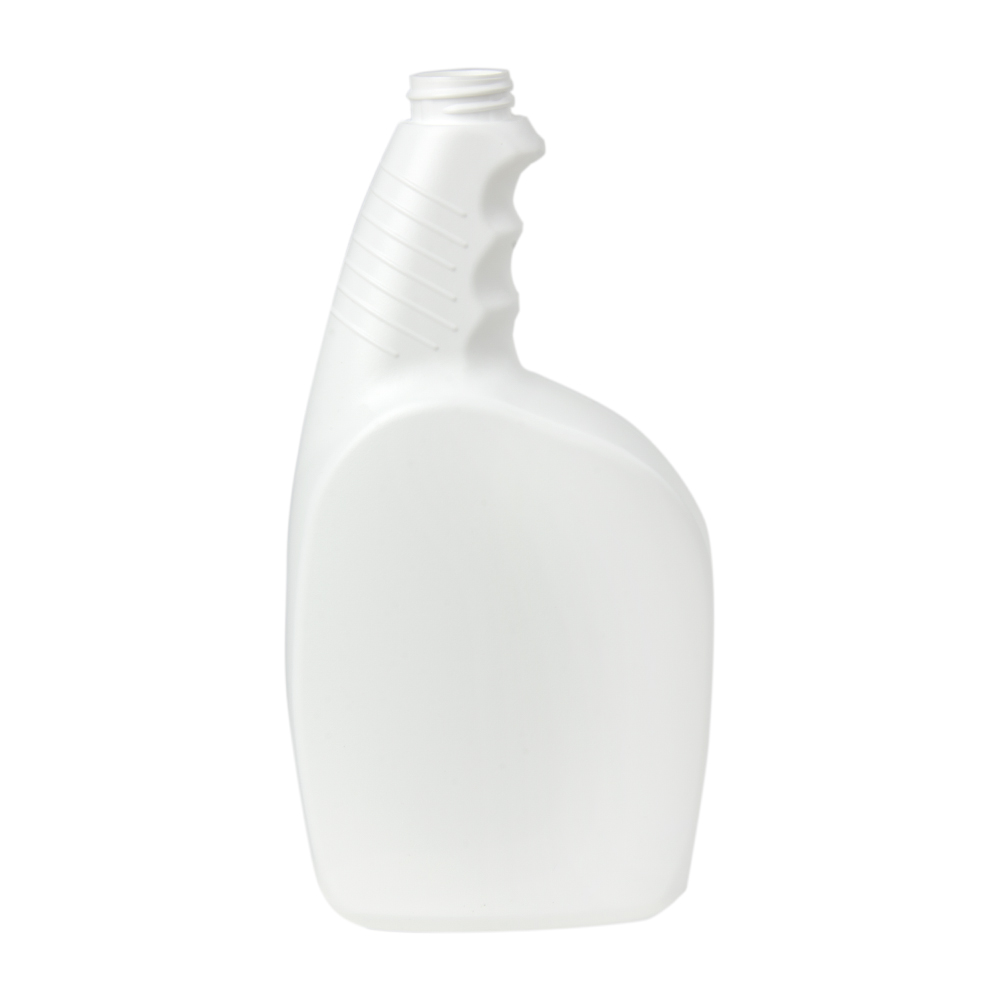 32 oz. White Pistol Grip HDPE Spray Bottle with 28/400 Neck