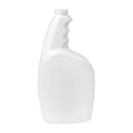 32 oz. White Pistol Grip HDPE Spray Bottle with 28/400 Neck (Sprayer or Cap Sold Separately)