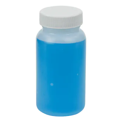4 oz. Wide Mouth Round Natural HDPE Jar with 38/400 White Ribbed Cap with F217 Liner