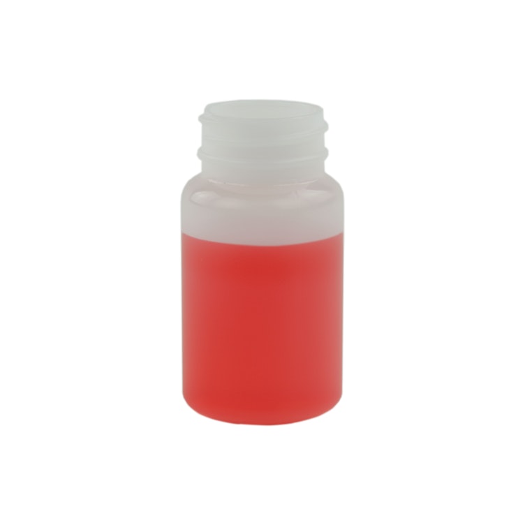 2 oz. Wide Mouth Natural HDPE Round Jar with 33/400 Neck  (Cap Sold Separately)