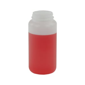 16.6 oz. Wide Mouth Natural HDPE Round Jar with 53/400 Neck  (Cap Sold Separately)