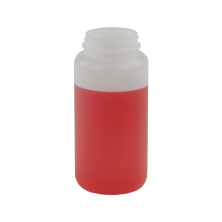 16.6 oz. Wide Mouth Natural HDPE Round Jar with 53/400 Neck  (Cap Sold Separately)