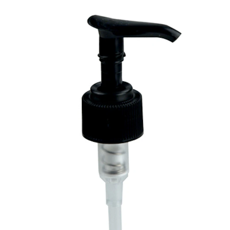 24/410 Black Lotion Pump - 6-1/8" Dip Tube