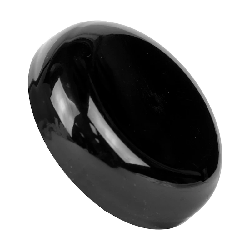 70/400 Black Polypropylene Unlined Dome Cap