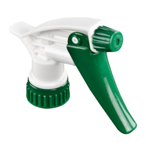 28/400 Green/White Polypropylene Model 320™ Sprayer with 9-1/4" Dip Tube (Bottle Sold Separately)