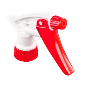 28/400 Red/White Polypropylene Model 320™ Sprayer with 9-1/4" Dip Tube (Bottle Sold Separately)