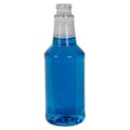 16 oz. Clear PET Spray Bottle with 28/400 Neck (Cap Sold Separately)