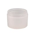 8 oz. Natural Frosted Polypropylene Double-Wall Round Jar with 89mm Neck (Cap Sold Separately)