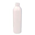 6 oz. White PET Cosmo Round Bottle with 24/410 Neck (Cap Sold Separately)