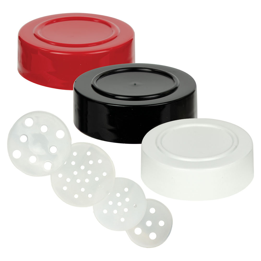 Polypropylene Spice Jar Caps Sifters U.S. Plastic Corp