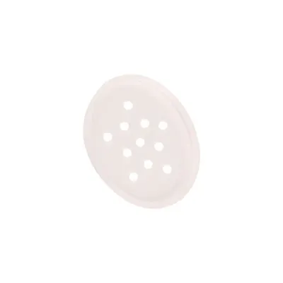 43mm Natural Polypropylene Sifter Fitment with 11 Holes - 0.135" Holes