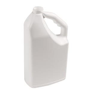 64 oz. White HDPE "No-Glug" Jug with 33/400 Neck (Cap Sold Separately)