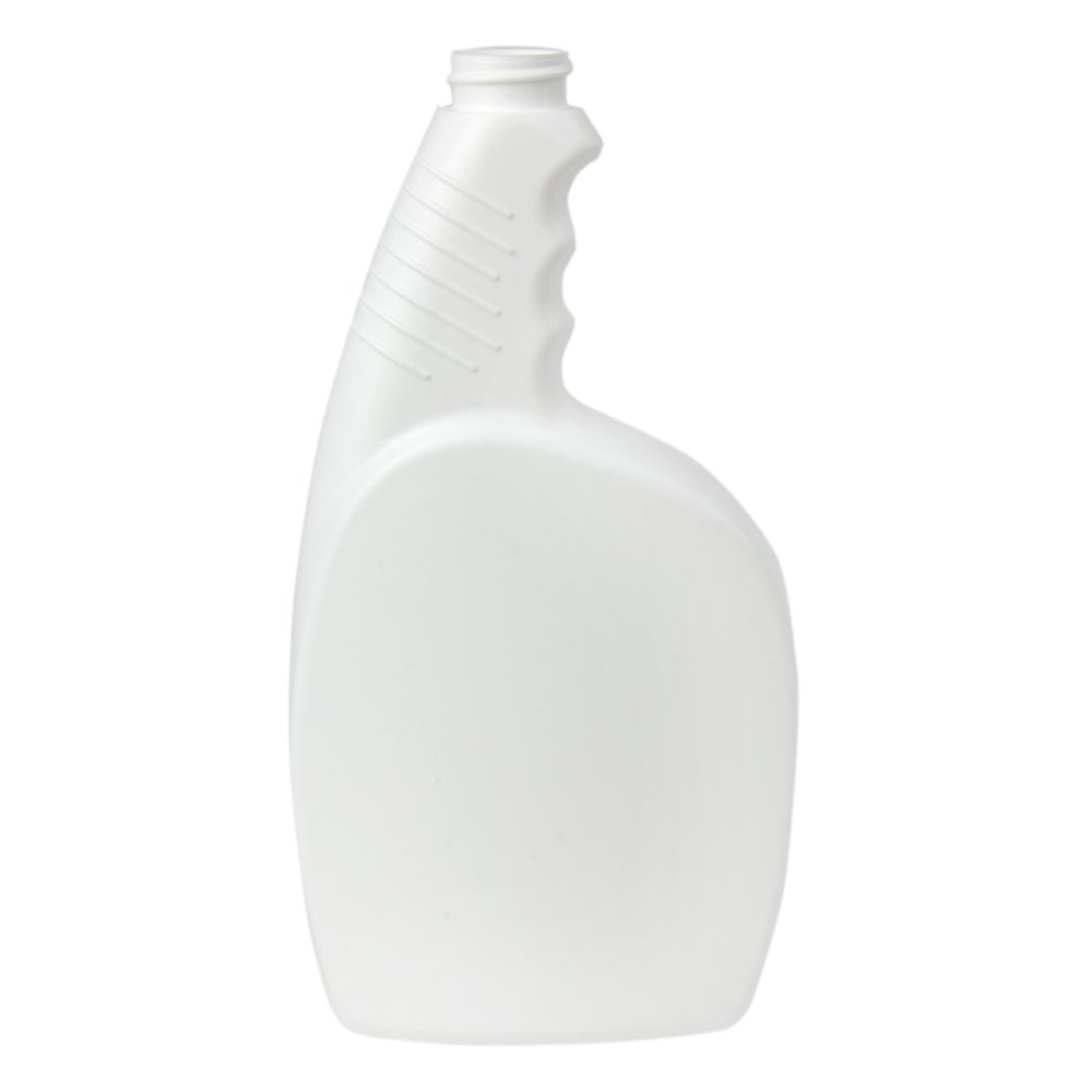 32 oz. White Pistol Grip HDPE Spray Bottle with 28/400 Neck
