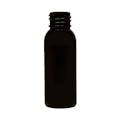 1 oz. Black PET Cosmo Round Bottle with 20/410 Neck (Cap Sold Separately)