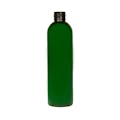 8 oz. Dark Green PET Cosmo Round Bottle with 24/410 Neck (Cap Sold Separately)