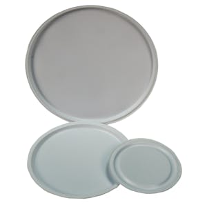 White PVC Jar Disc for 43mm Cap