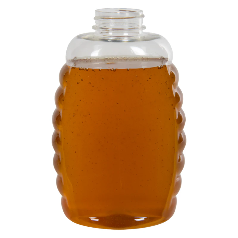32 oz. (Honey Weight) Clear PET Queenline Bottle with 38/400 Neck (Cap Sold Separately)