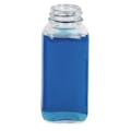 4 oz. Wide Mouth French Square Glass Bottle with 33/400 Neck  (Cap Sold Separately)