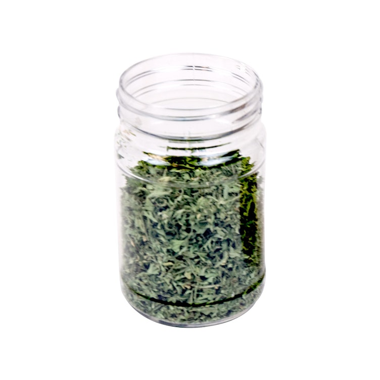 6 oz. Clear PET Round Jar with Label Panel & 53/400 Neck (Caps Sold Separately)
