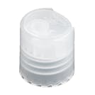 20/410 Natural Polypropylene Disc-Top Dispensing Cap with 0.270" Orifice