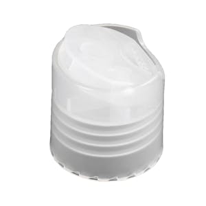 24/410 Natural Polypropylene Disc-Top Dispensing Cap with 0.310" Orifice