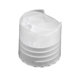 28/410 Natural Polypropylene Disc-Top Dispensing Cap with 0.310" Orifice