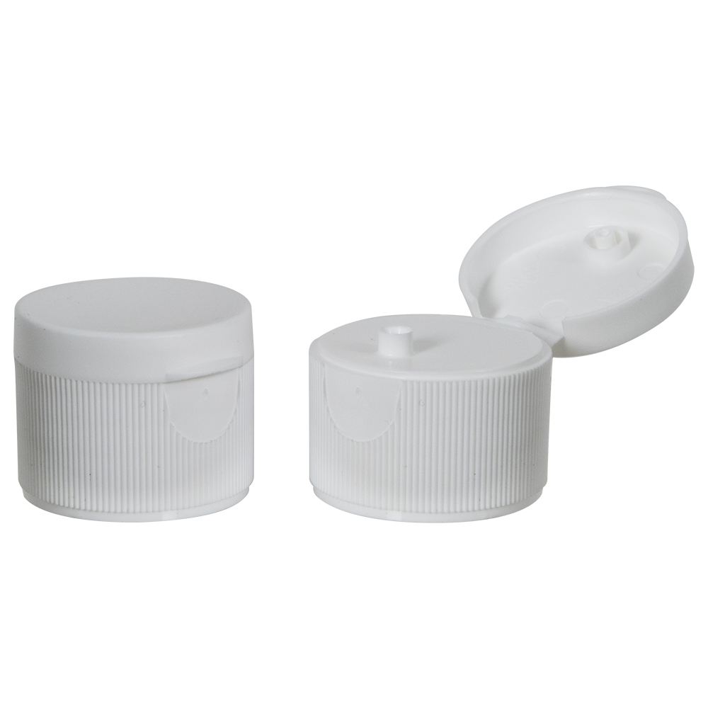 28/400 Black Ribbed Snap-Top Dispensing Cap with 0.25