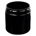 4 oz. Black PET Straight-Sided Round Jar with 58/400 Neck (Cap Sold Separately)