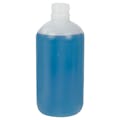 8 oz. Natural HDPE Boston Round Tall Bottle with 24/410 Neck  (Cap Sold Separately)