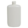 4 oz. White HDPE Oval Bottle with 20/410 Neck  (Cap Sold Separately)