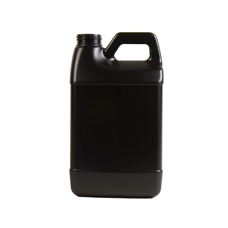64 oz. Black HDPE F-Style Jug with 38/400 Neck (Cap Sold Separately)