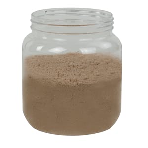 58 oz. Clear PET Round Jar with 110/400 Neck (Caps Sold Separately)
