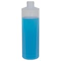 16 oz. Natural LDPE Cylindrical Bottle with 28/410 Neck  (Cap Sold Separately)