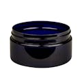 8 oz. Cobalt Blue PET Straight-Sided Round Jar with 89/400 Neck (Cap Sold Separately)