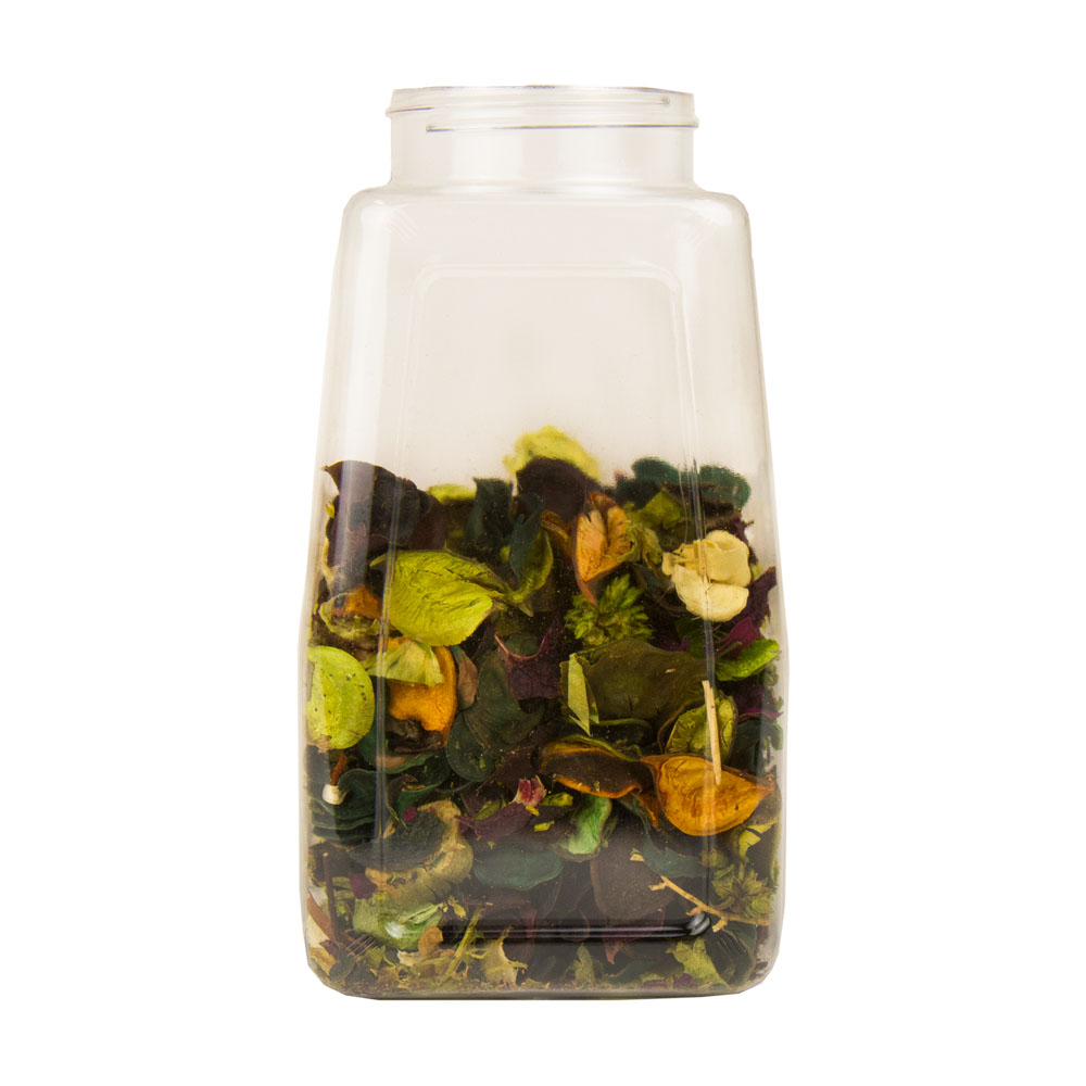 32 oz. Clear PET Paragon Spice Jar with 63mm Neck Cap Sold