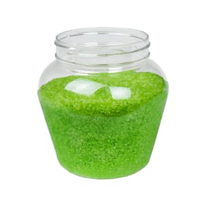 37 oz. Clear PET Apple Jar with 89mm Neck (Caps Sold Separately)