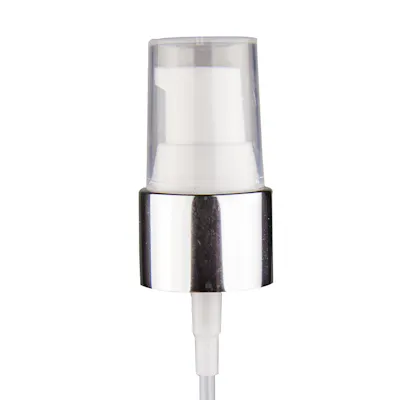 20/410 Silver/White Smooth Treatment Pump - 4" Dip Tube & 130mcl Output